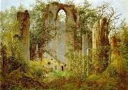 Caspar David Friedrich Klosterruine Eldena oil painting